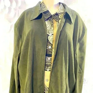 Brigg’s Plus Size Women’s Olive Green Jacket